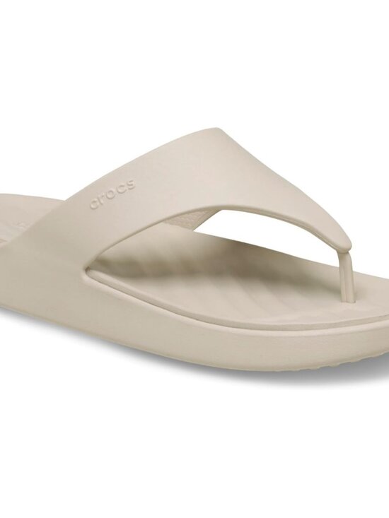 Women's Crocs Frappe Getaway Triangle Imported Slip On Flip Flops - Picture 2 of 6